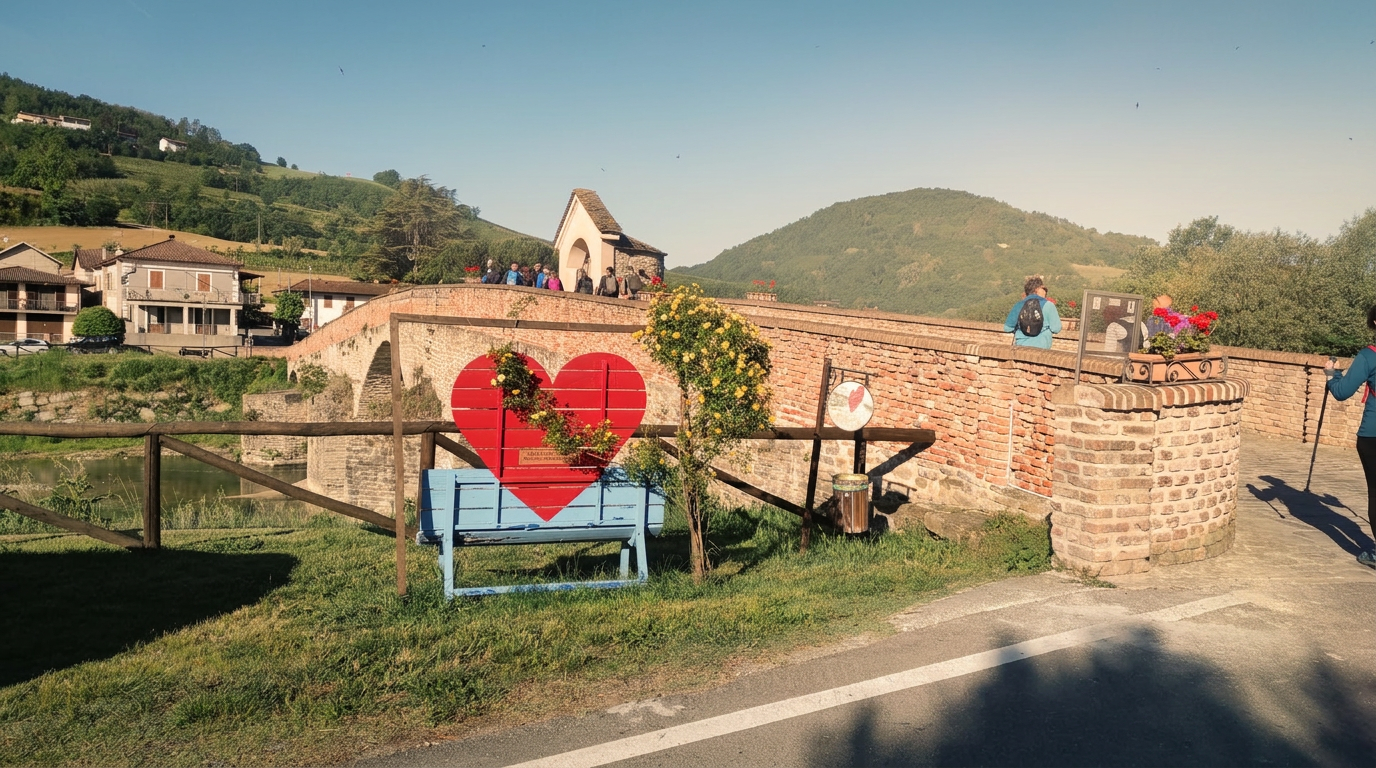 Trekking funzionale sul ponte storico di Monastero Bormida